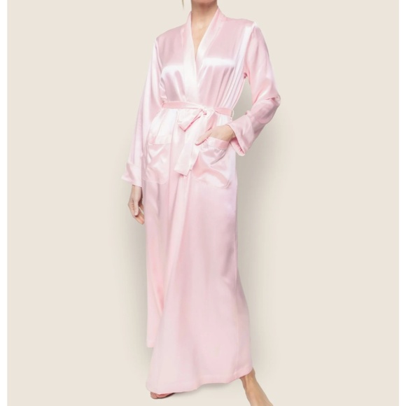 Petite Plume Silk Robe Size large